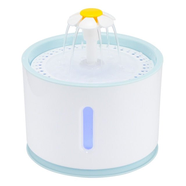 2.4L Automatic Pet Cat Water Fountain with LED Electric USB Dog Cat Pet Mute Drinker Feeder Bowl Pet Drinking Fountain Dispenser - PawFlow