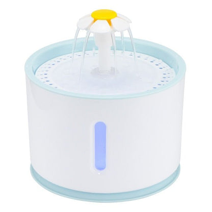 2.4L Automatic Pet Cat Water Fountain with LED Electric USB Dog Cat Pet Mute Drinker Feeder Bowl Pet Drinking Fountain Dispenser - PawFlow