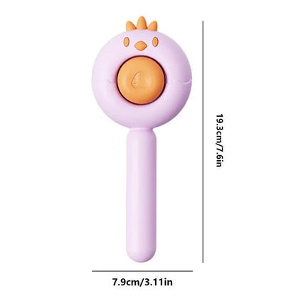 Comb For Dogs Self-Cleaning Stainless Steel Teeth Pet Comb Easy Hair Removal And Massaging Pet Brush Supplies Multifunctional - PawFlow