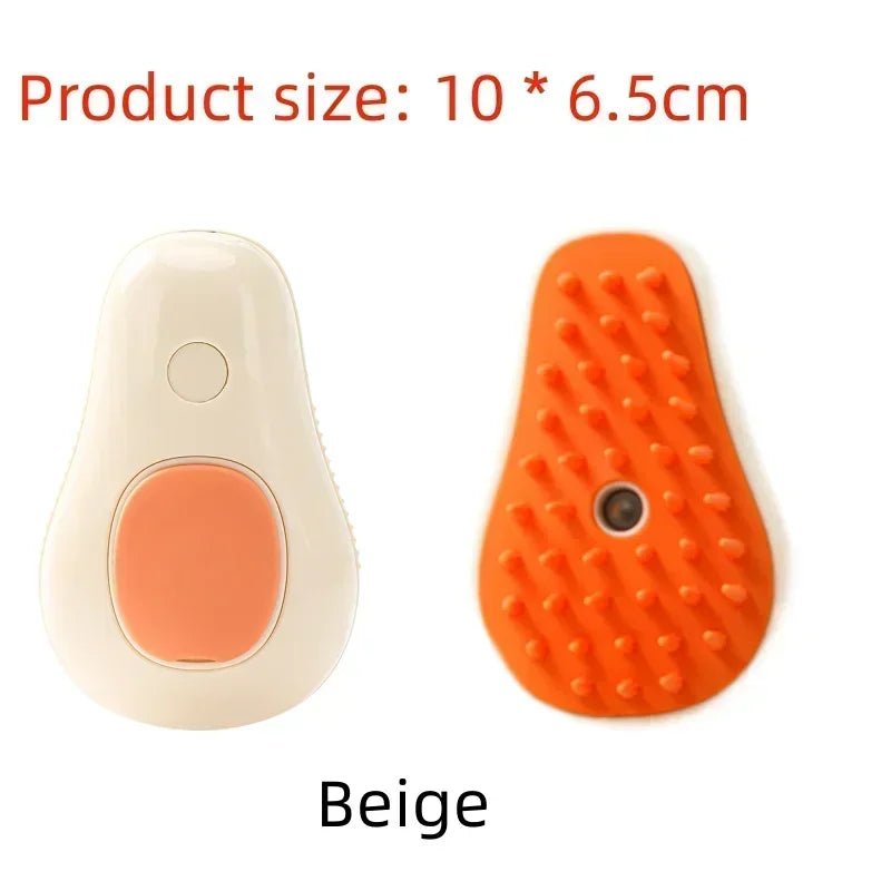 Electric Cat Steam Brush – 3-In-1 Pet Grooming Comb with Water Spray for Cats and Dogs, USB Rechargeable - PawFlow