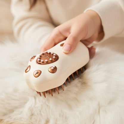 Pet Steam Brush 3-in-1