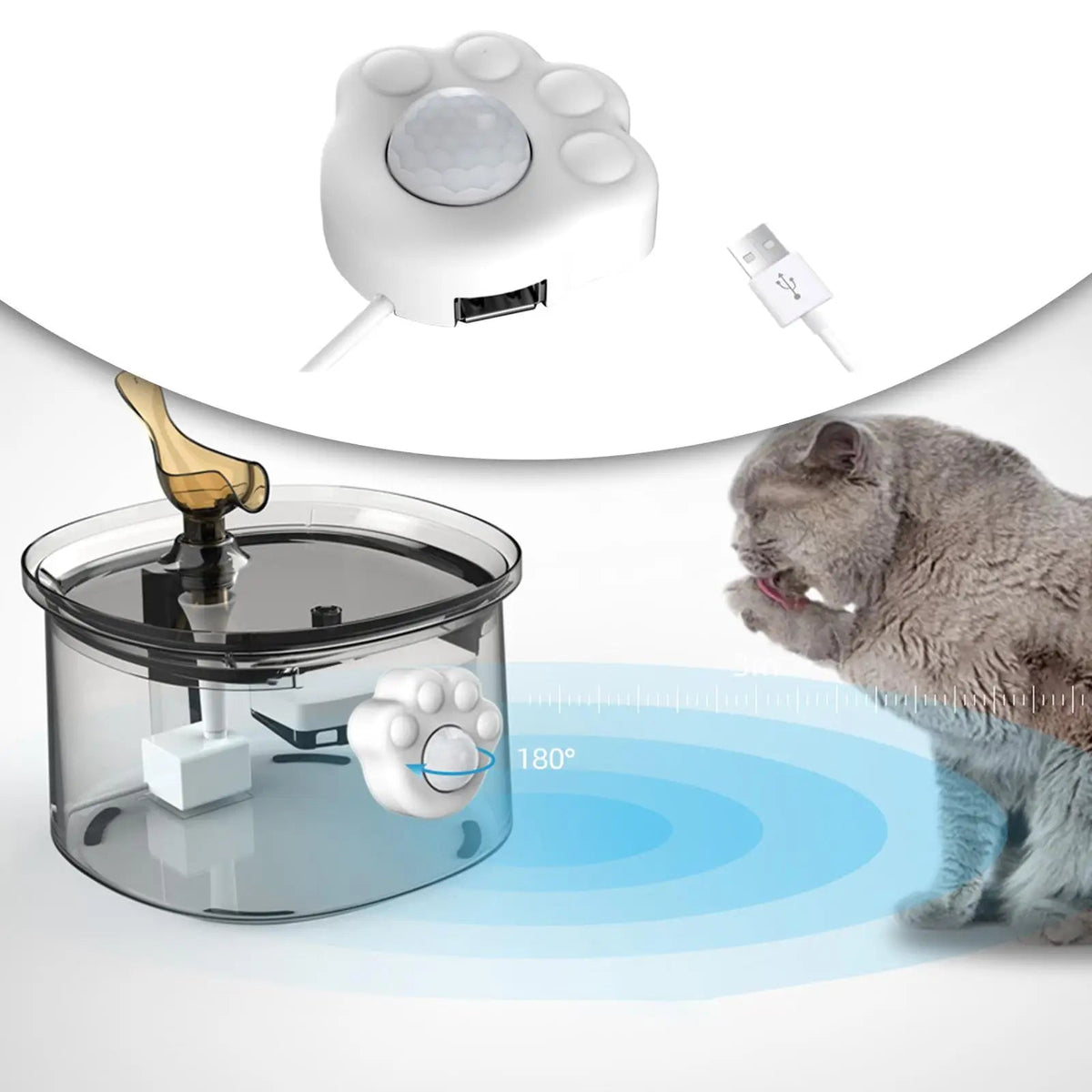Sensor Switch for Automatic Cat Water Fountain Pet Accessories - PawFlow