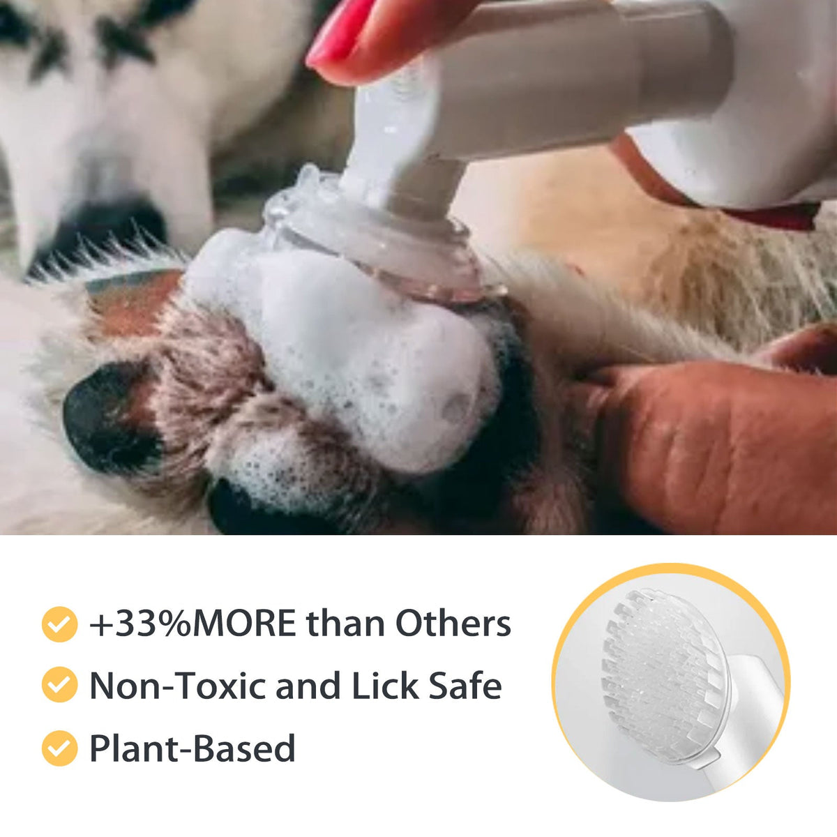 Yegbong Pet Paw Cleaner, Dog Cat Paw Cleaning Foot Care Cleaner - PawFlow