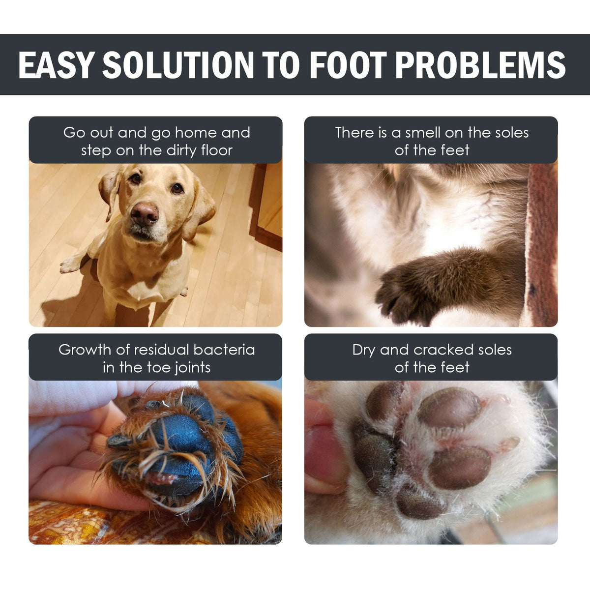Yegbong Pet Paw Cleaner, Dog Cat Paw Cleaning Foot Care Cleaner - PawFlow